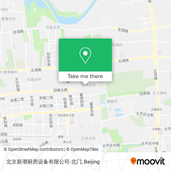 北京新潮厨房设备有限公司-北门 map