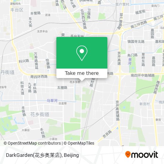 DarkGarden(花乡奥莱店) map