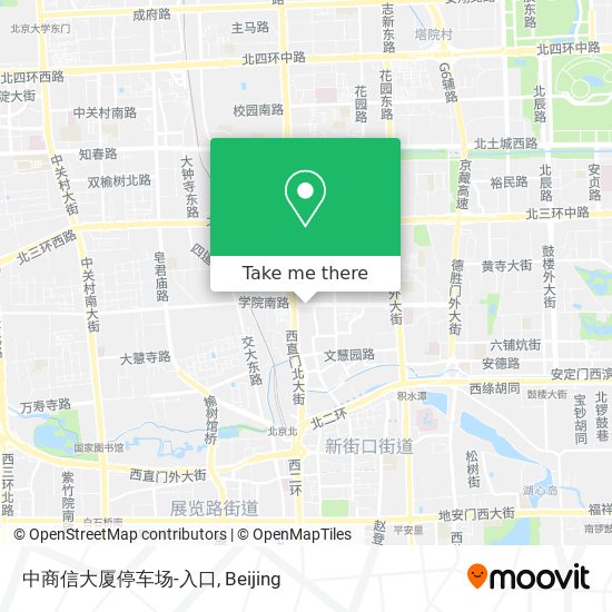 中商信大厦停车场-入口 map