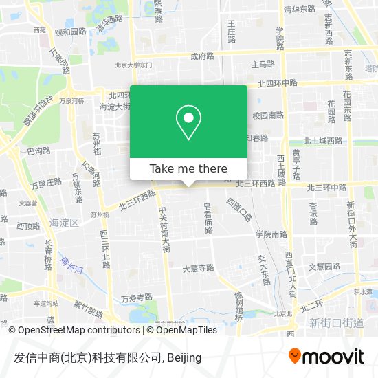 发信中商(北京)科技有限公司 map
