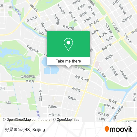 好景国际小区 map