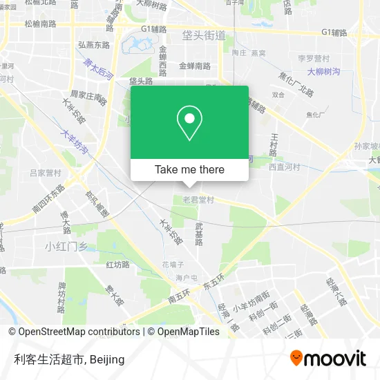 利客生活超市 map