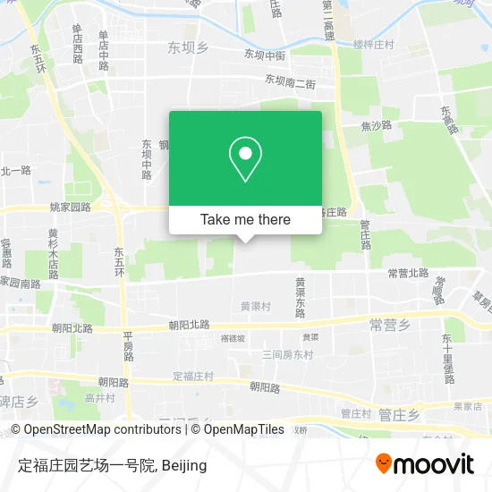 定福庄园艺场一号院 map