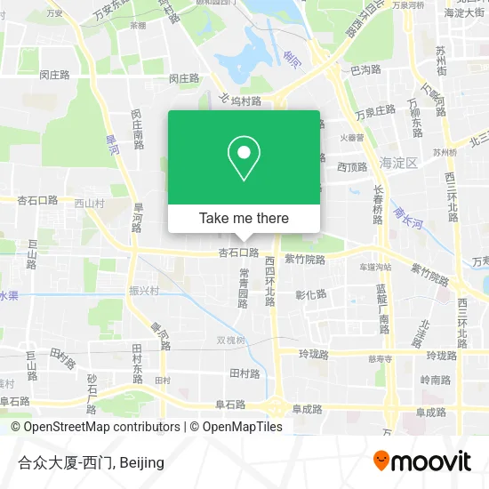 合众大厦-西门 map