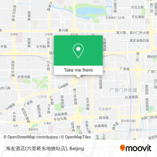 海友酒店(六里桥东地铁站店) map