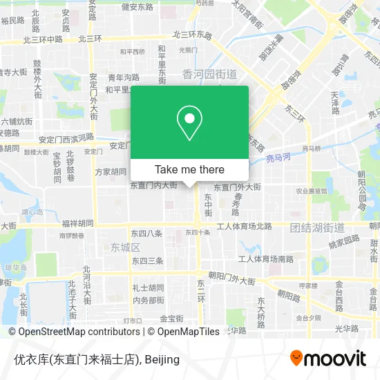 优衣库(东直门来福士店) map