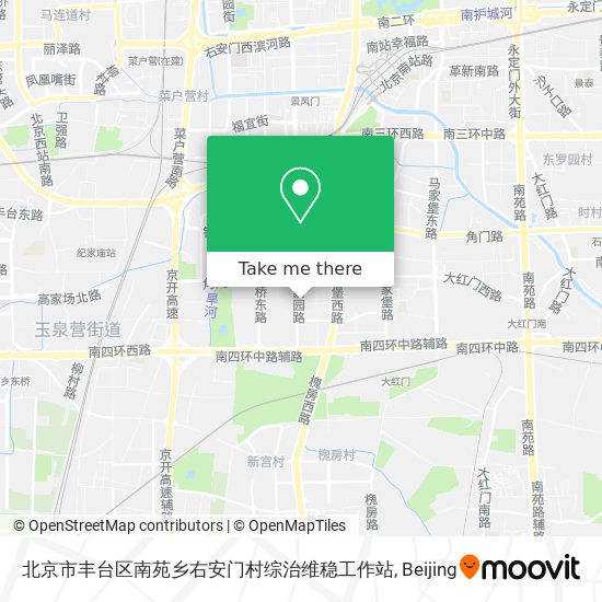 北京市丰台区南苑乡右安门村综治维稳工作站 map