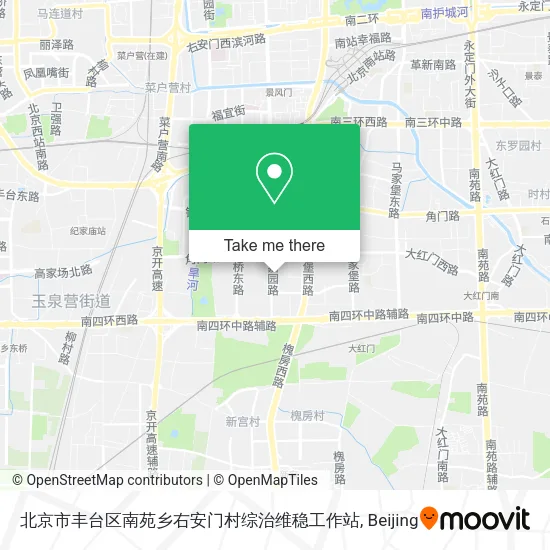 北京市丰台区南苑乡右安门村综治维稳工作站 map