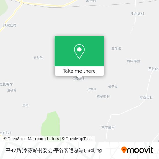 平47路(李家峪村委会-平谷客运总站) map