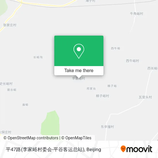 平47路(李家峪村委会-平谷客运总站) map