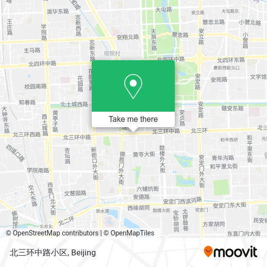 北三环中路小区 map