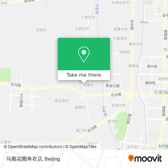 马圈花圈寿衣店 map