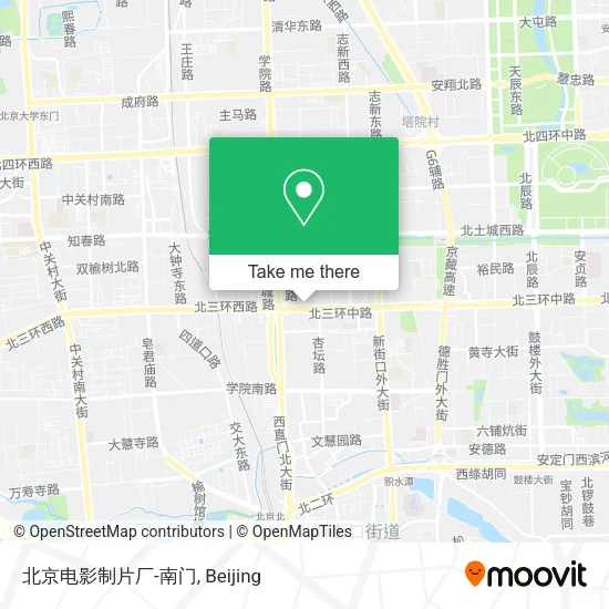 北京电影制片厂-南门 map