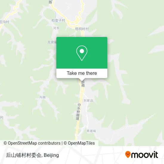 后山铺村村委会 map