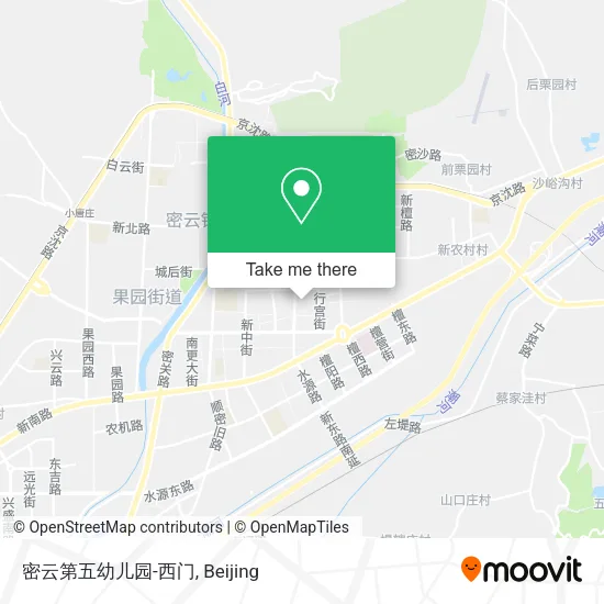 密云第五幼儿园-西门 map