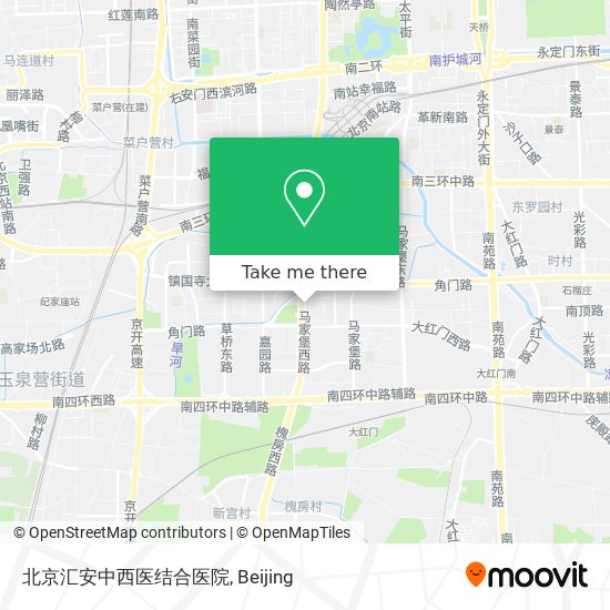 北京汇安中西医结合医院 map