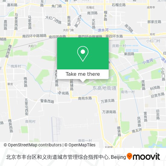 北京市丰台区和义街道城市管理综合指挥中心 map