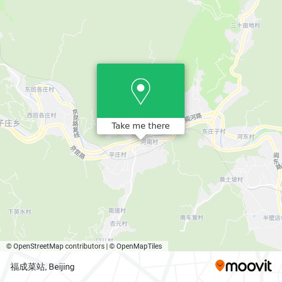 福成菜站 map