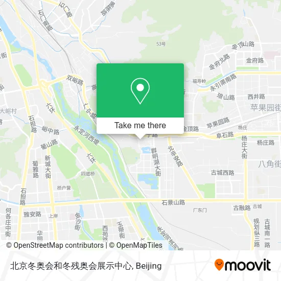 北京冬奥会和冬残奥会展示中心 map