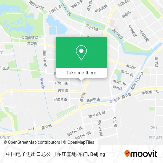 中国电子进出口总公司亦庄基地-东门 map