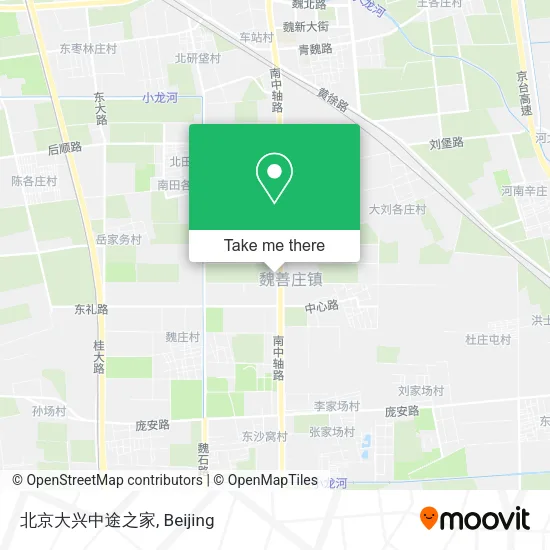 北京大兴中途之家 map