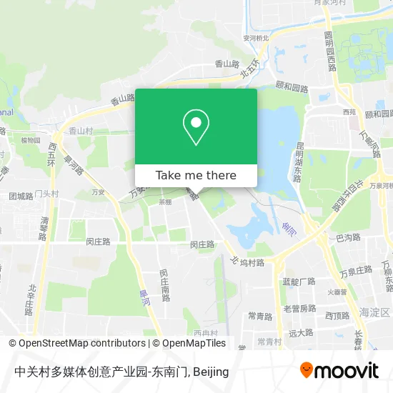 中关村多媒体创意产业园-东南门 map