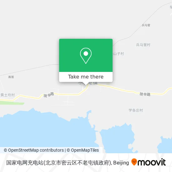 国家电网充电站(北京市密云区不老屯镇政府) map