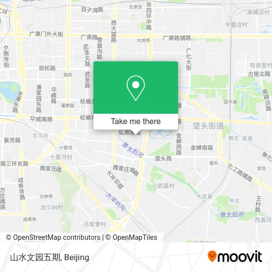 山水文园五期 map