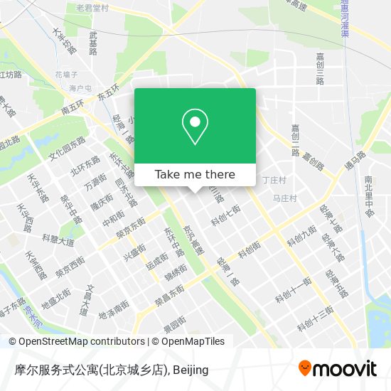 摩尔服务式公寓(北京城乡店) map