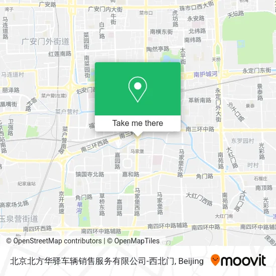 北京北方华驿车辆销售服务有限公司-西北门 map