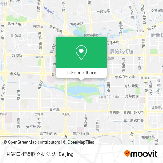 甘家口街道联合执法队 map