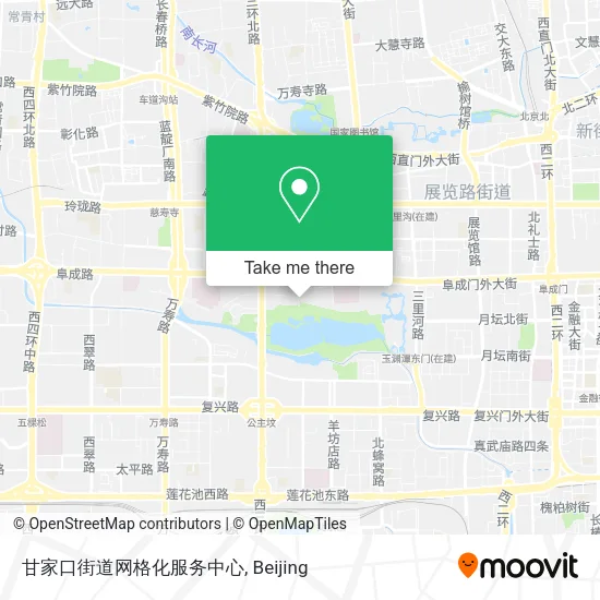 甘家口街道网格化服务中心 map
