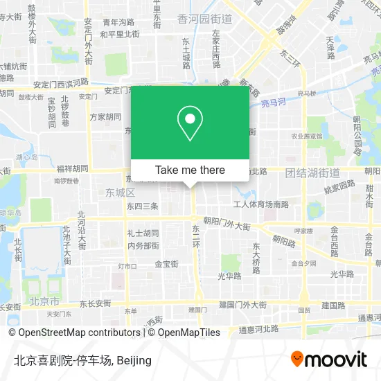 北京喜剧院-停车场 map
