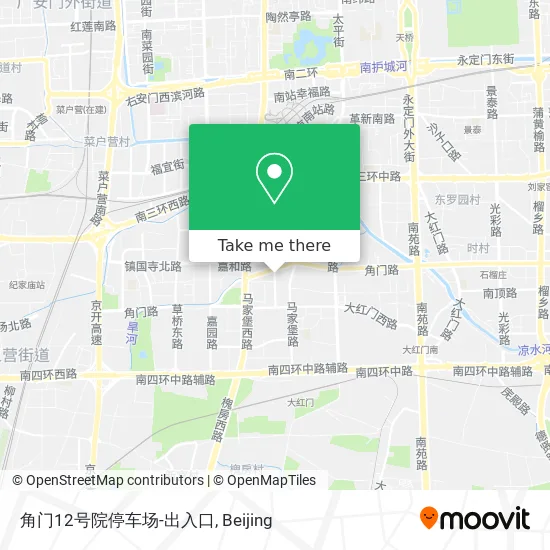 角门12号院停车场-出入口 map