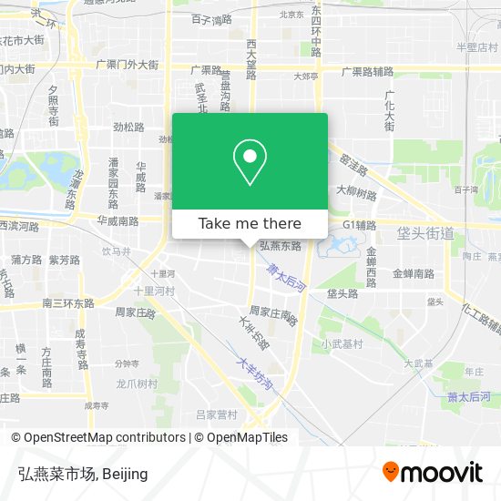 弘燕菜市场 map