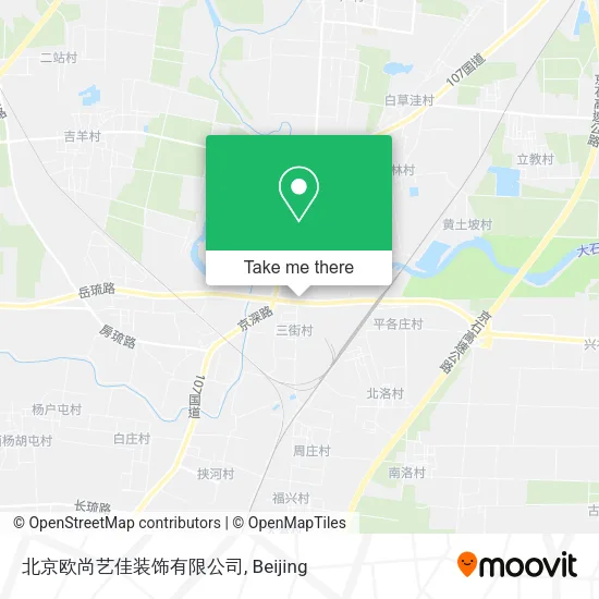 北京欧尚艺佳装饰有限公司 map