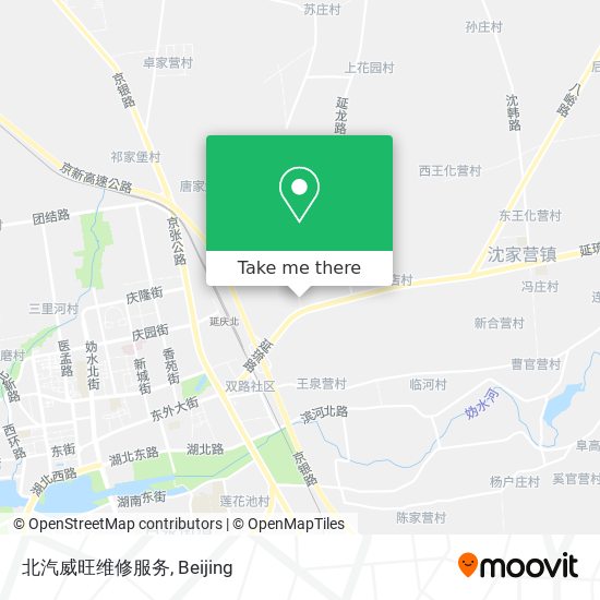 北汽威旺维修服务 map