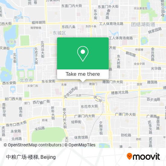 中粮广场-楼梯 map