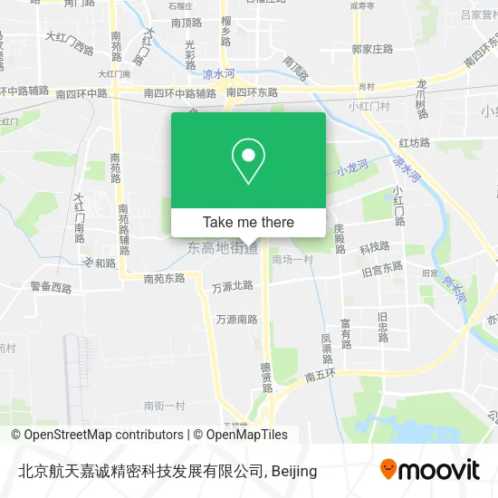 北京航天嘉诚精密科技发展有限公司 map