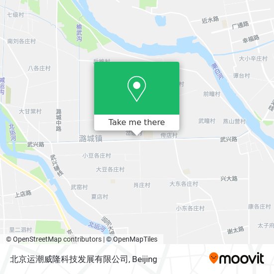 北京运潮威隆科技发展有限公司 map