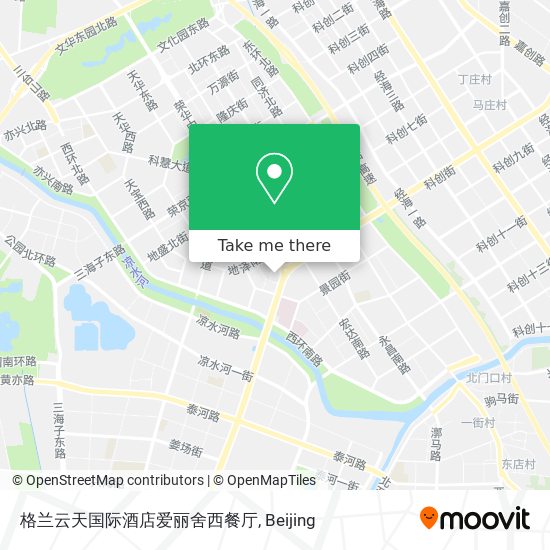 格兰云天国际酒店爱丽舍西餐厅 map