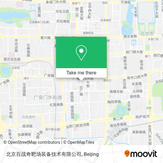 北京百战奇靶场装备技术有限公司 map