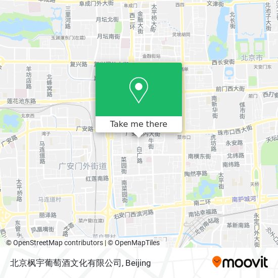 北京枫宇葡萄酒文化有限公司 map
