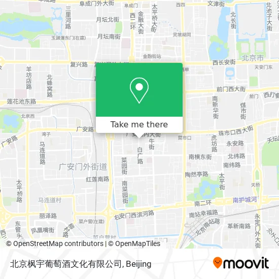 北京枫宇葡萄酒文化有限公司 map