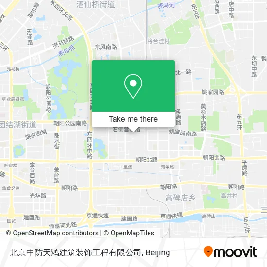 北京中防天鸿建筑装饰工程有限公司 map
