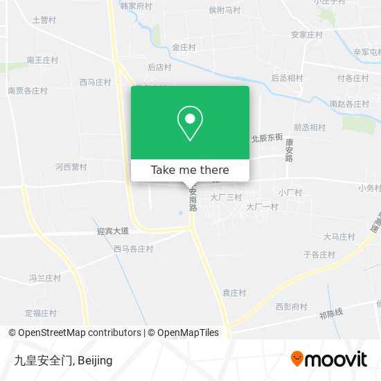 九皇安全门 map