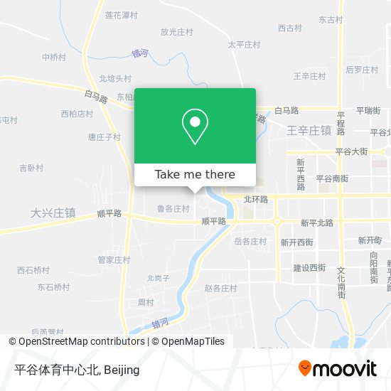 平谷体育中心北 map