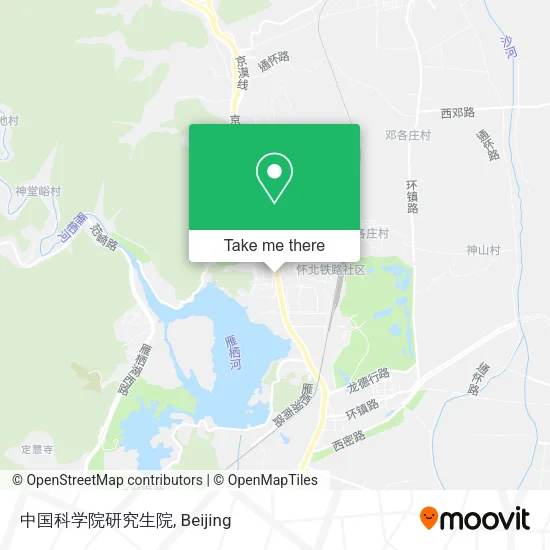 中国科学院研究生院 map