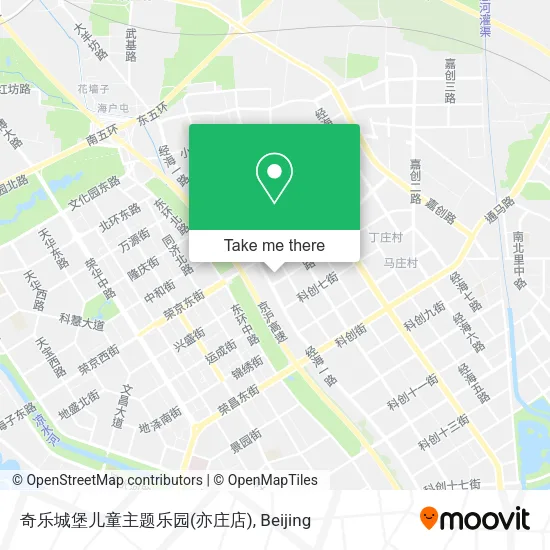 奇乐城堡儿童主题乐园(亦庄店) map