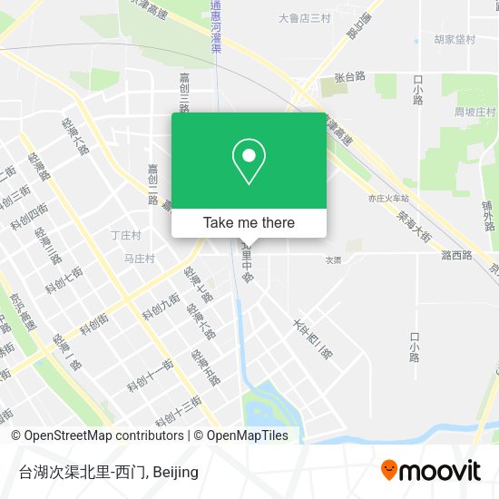 台湖次渠北里-西门 map